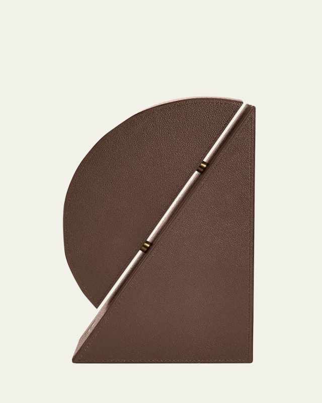 Cubist R Leather Bookend
